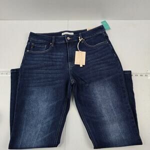 NWT‎ Kancan high rise boyfriend jeans blue 29x27 denim blue 5573